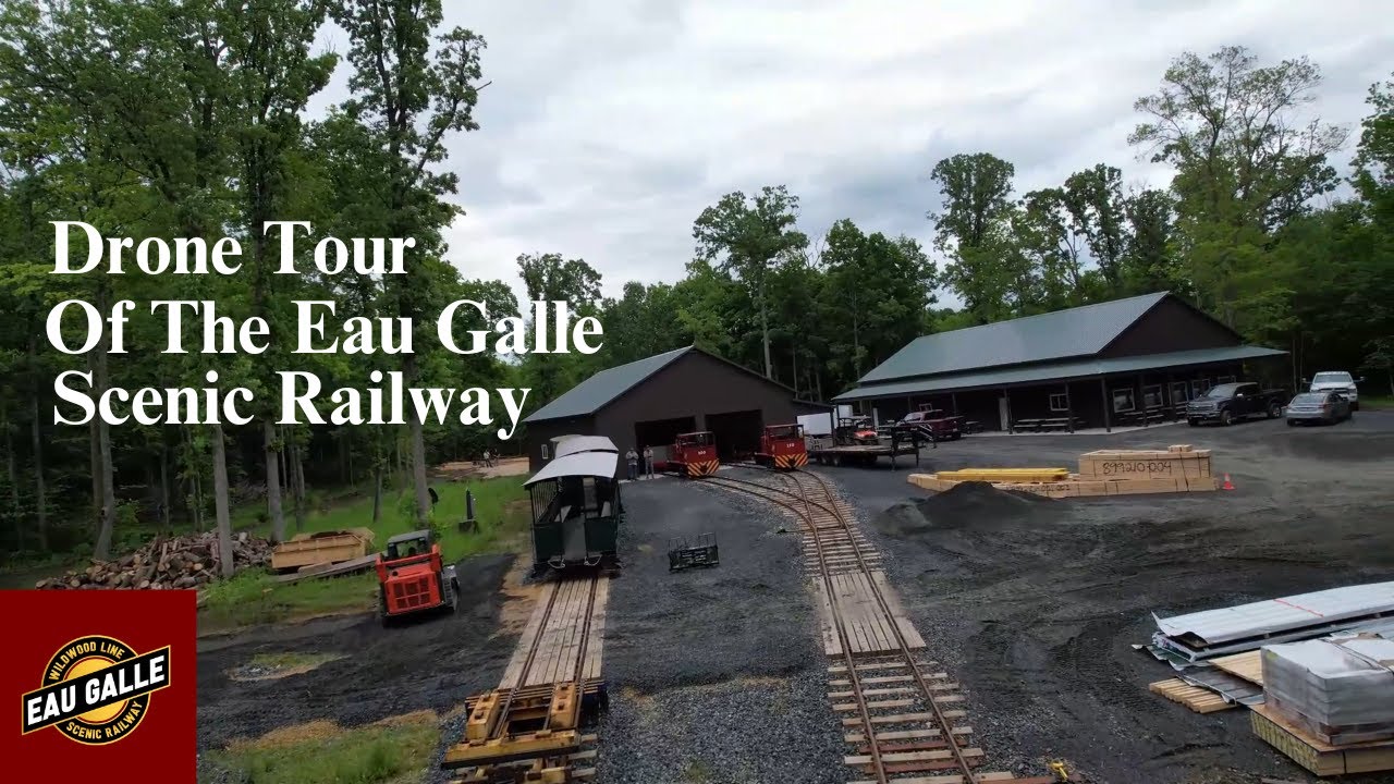 Drone Tour of the Eau Galle Scenic Railway