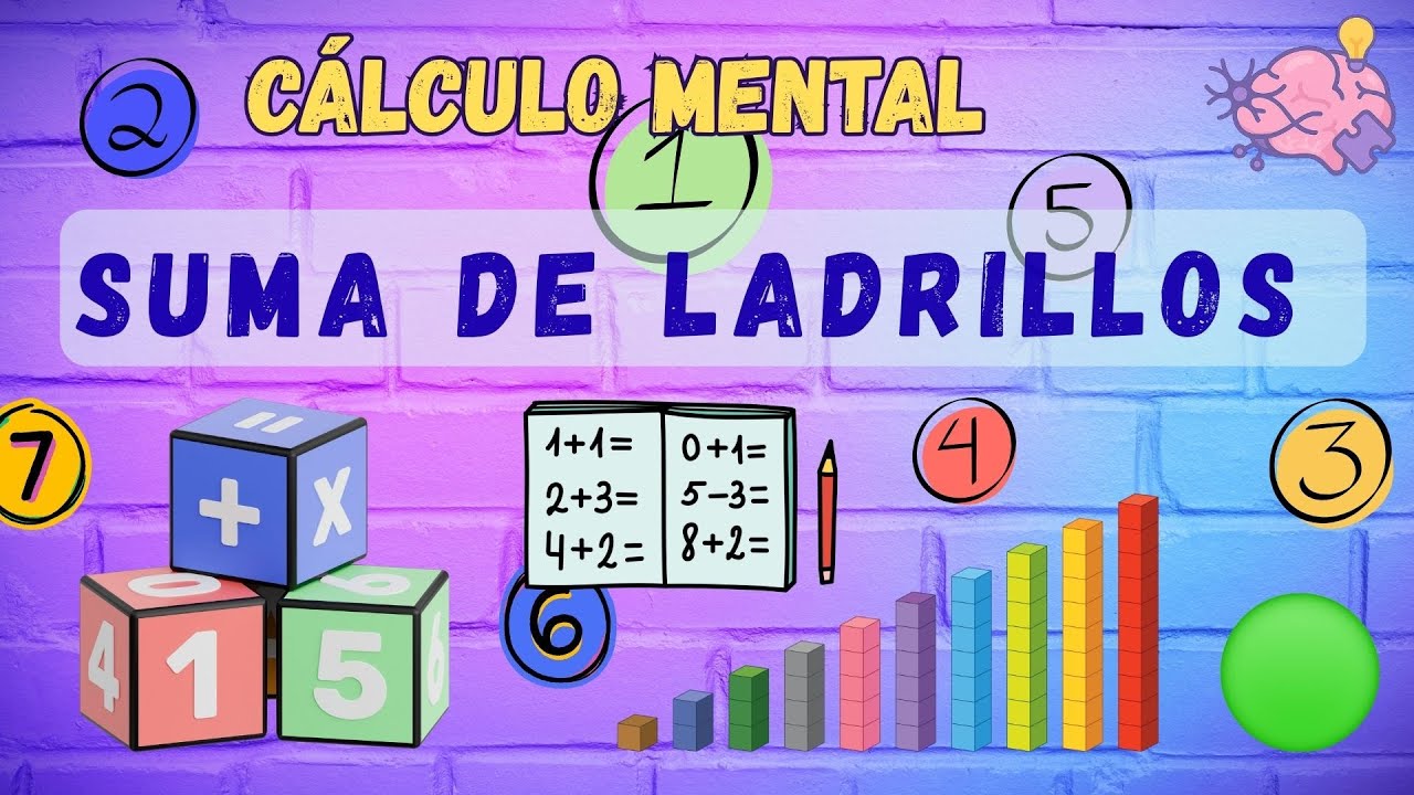 💡 Entrena tu mente con “Suma de ladrillos” 🧱 | Nivel fácil de cálculo mental | Neurona a Neurona
