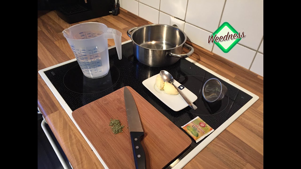How to make Cannabis tea - Cannabis Tee Anf&auml;nger zubereitung