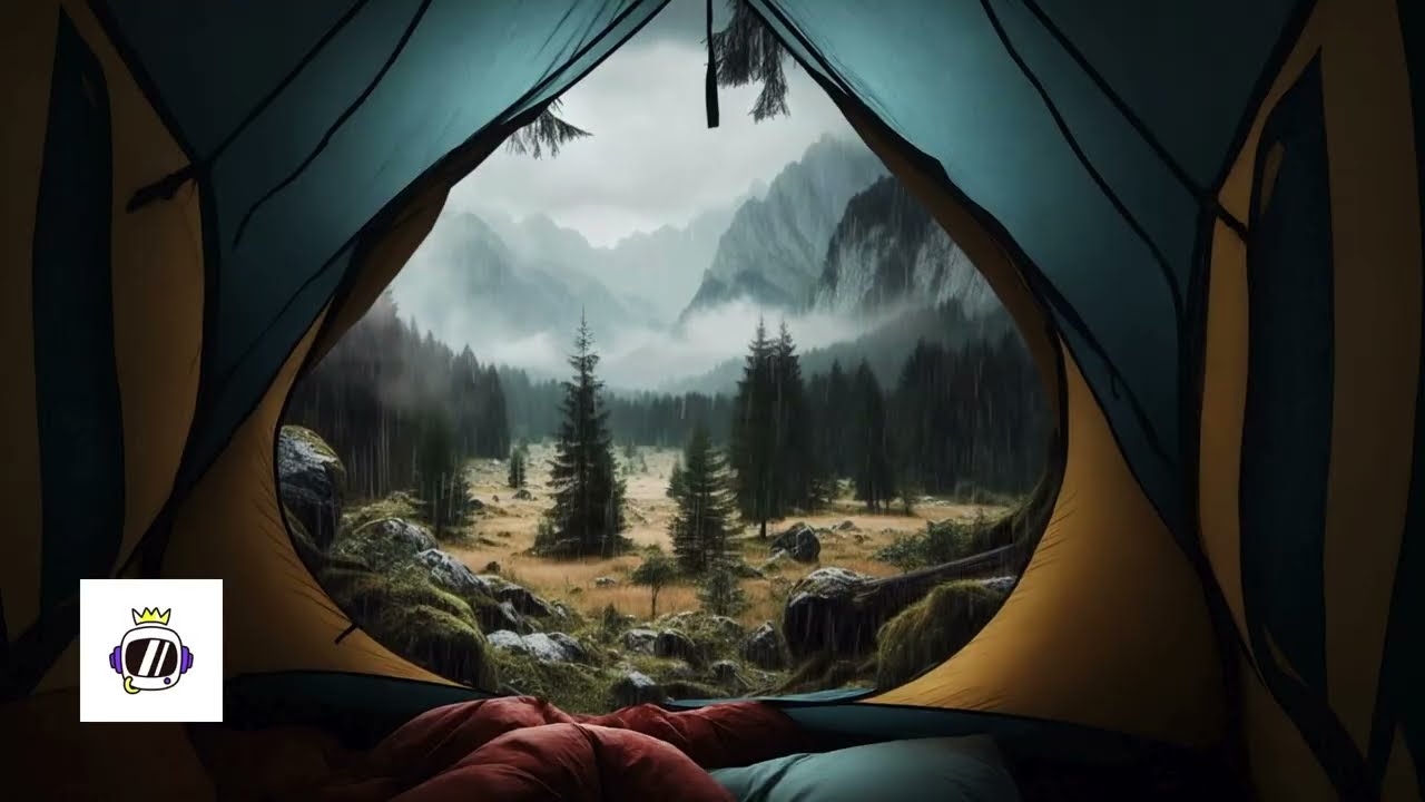 Forest Tent 🌧️ Gentle Rain & Nature Sounds for Sleep, Relaxation & Stress Relief