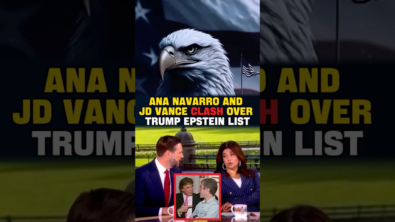 Ana Navarro and JD Vance Clash Over Trump-Epstein List! 🔥 #trump #uspolitics #theview