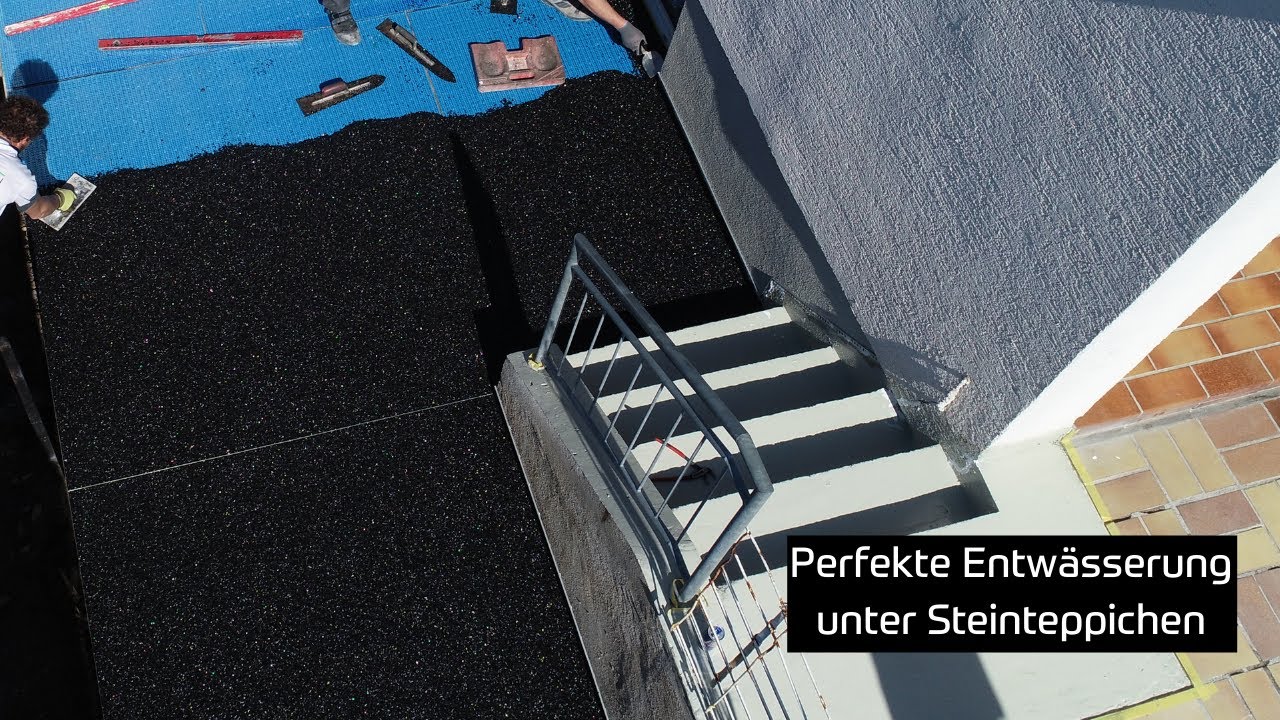 So entwässerst du Steinteppiche ohne Kompromisse