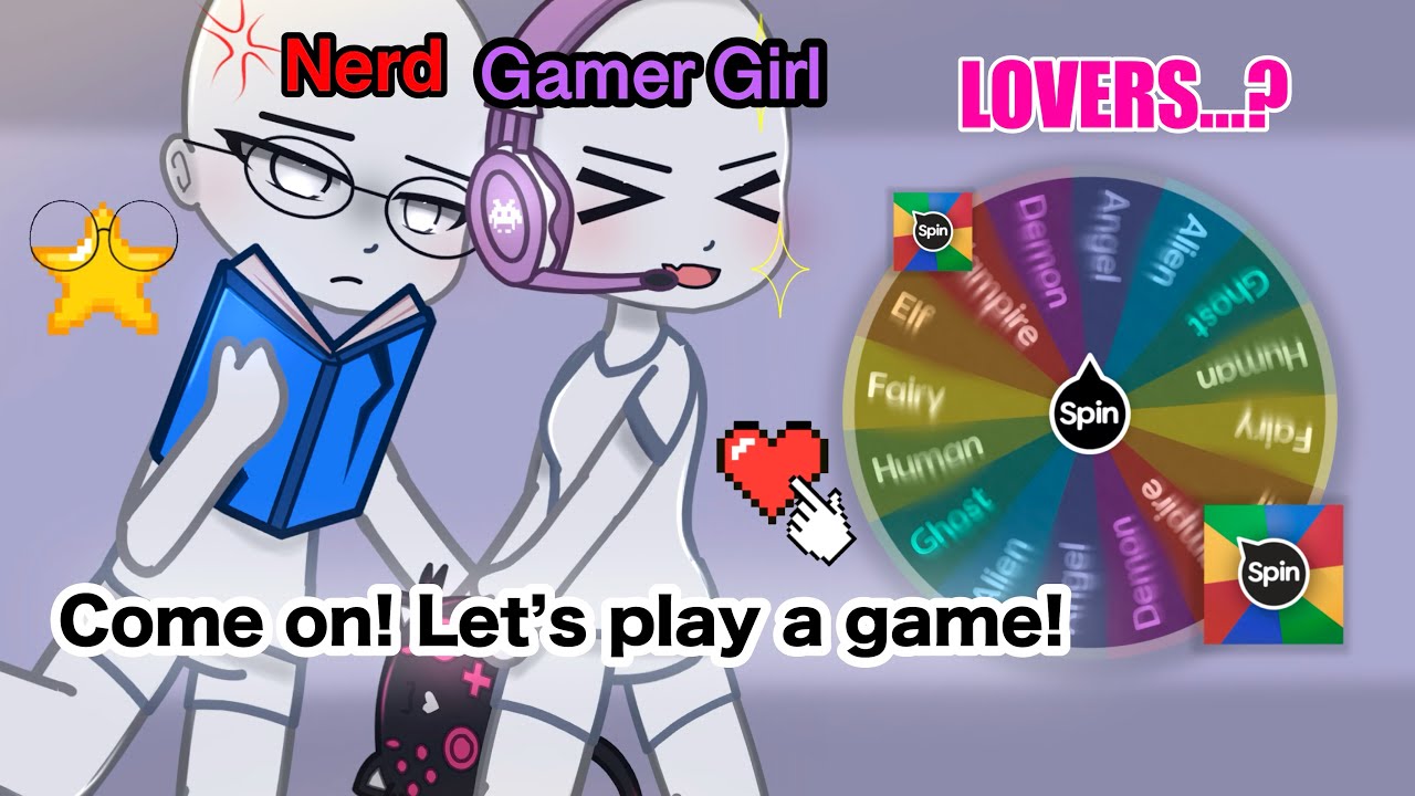 Making a Couple OC [GAMER GIRL EDITION]👾🤓|| BOLD x SMART NERD (Spin The Wheel)