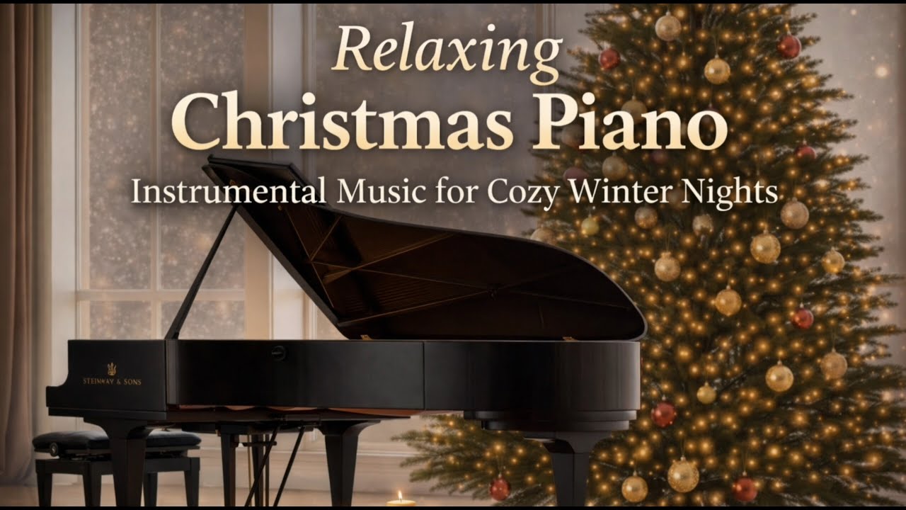 Relax & Cozy Ambience | Smooth Piano Jazz for Study, Work & Sleep | Christmas Jazz Music 🎄☕