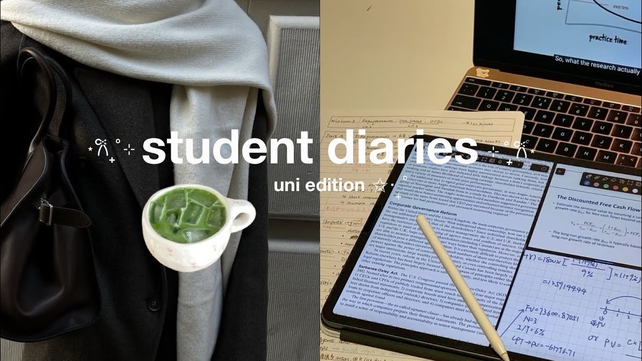 student diaries ep.4 🎧🫧productive vlog, studying, self care, shopping