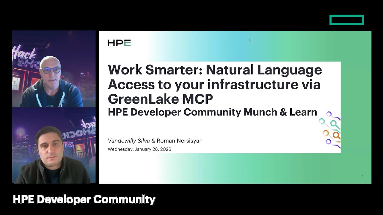 Work Smarter: Natural Language Access to your infrastructure via GreenLake MCP