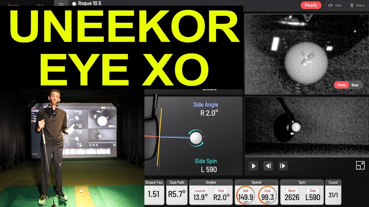 UNEEKOR EYE XO REVIEW - Wedge, Iron, Driver, & Swing Optix Cameras