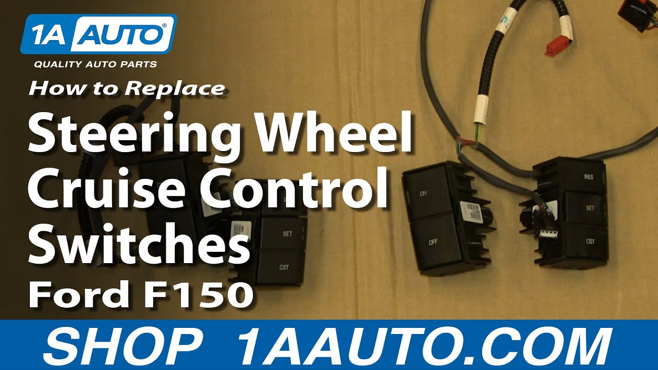 How To Replace Steering Wheel Cruise Control Switches 04-08 Ford F-150