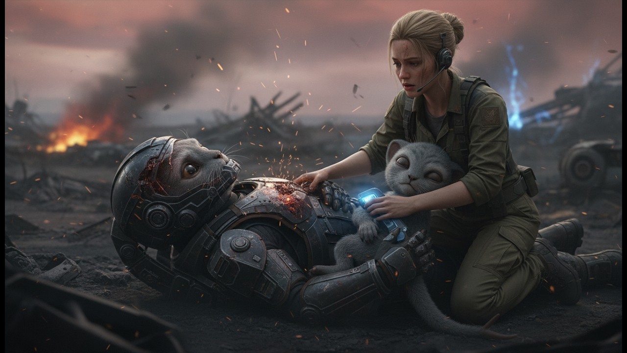 The Dying Alpha Asked the Human for Only One Thing — To Save His Cub