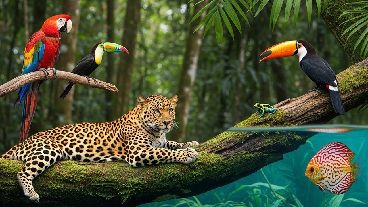 Amazon Wildlife Documentary: Mammals, Birds and Aquatic Species