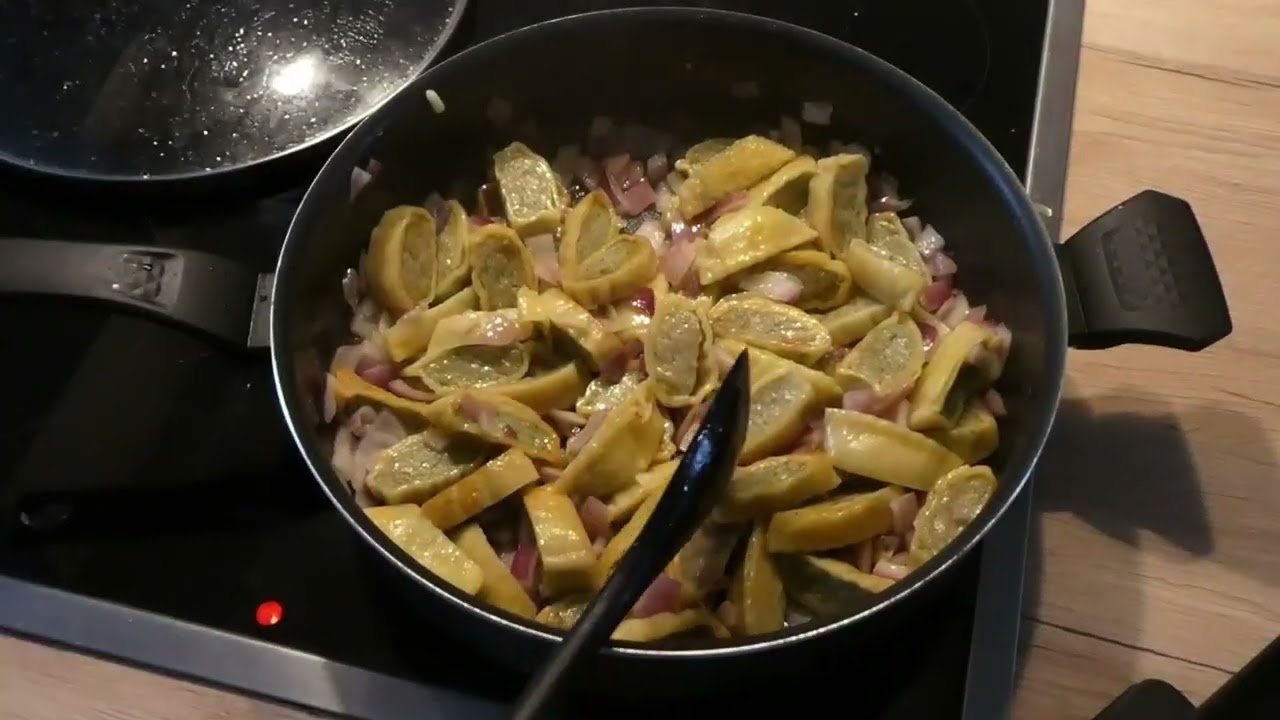 Maultaschen mit Ei