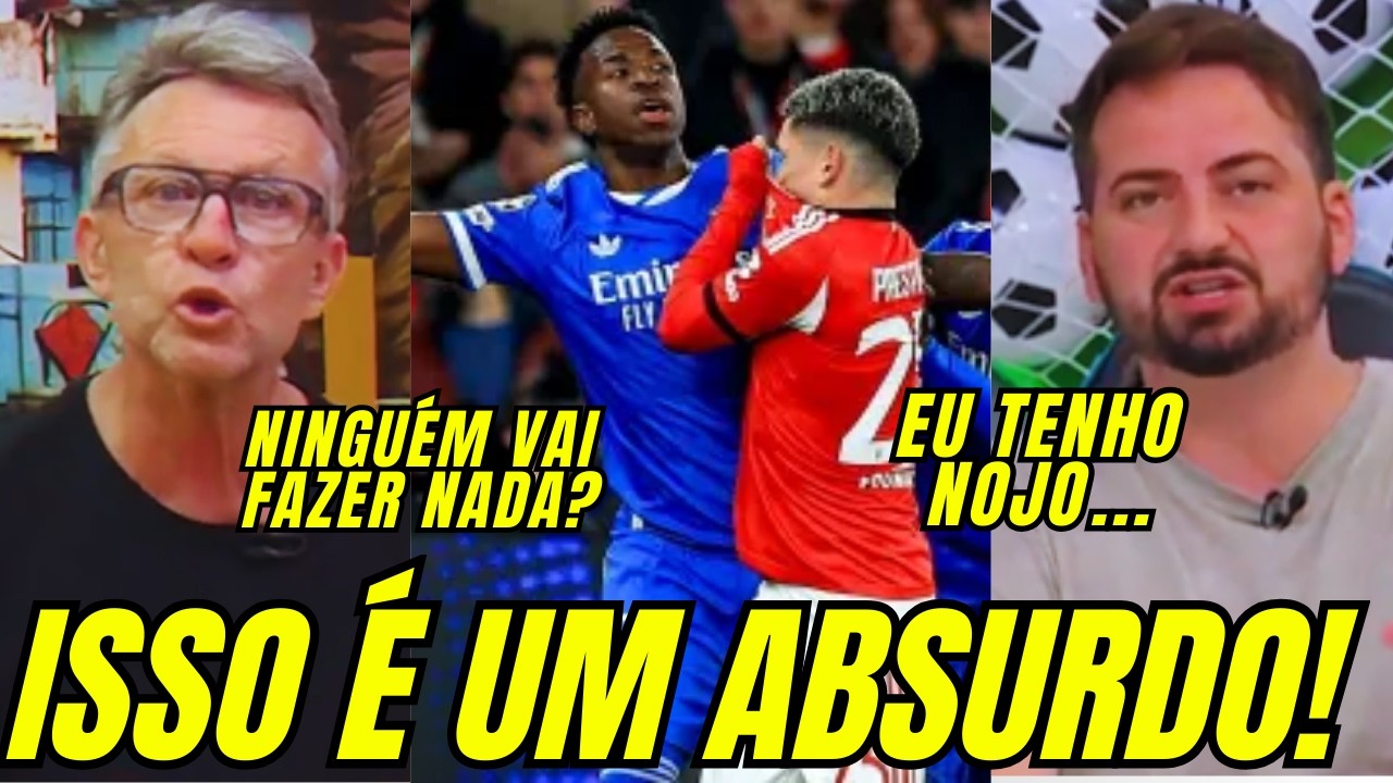 IMPRENSA DETONA CASO DE RACISMO CONTRA VINICIUS JR E INDIFERENÇA DA UEFA E FIFA