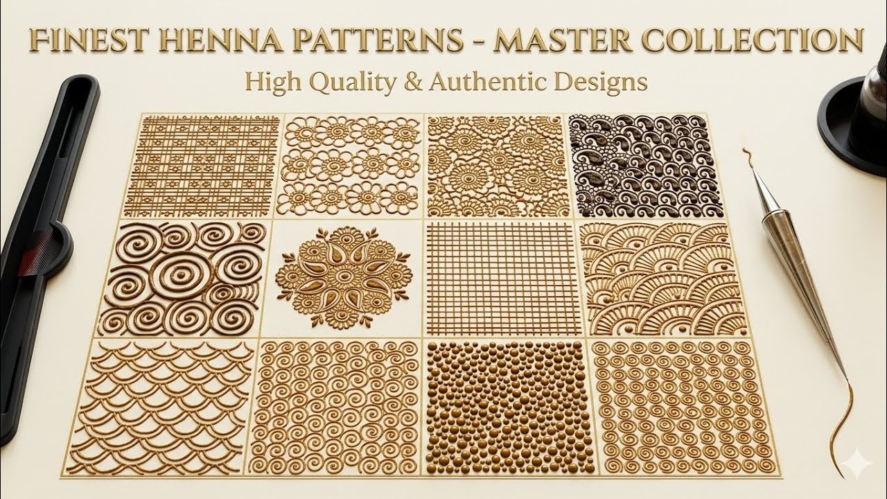Mehndi Classes | Basic to Advance Mehndi Tutorial Step by Step