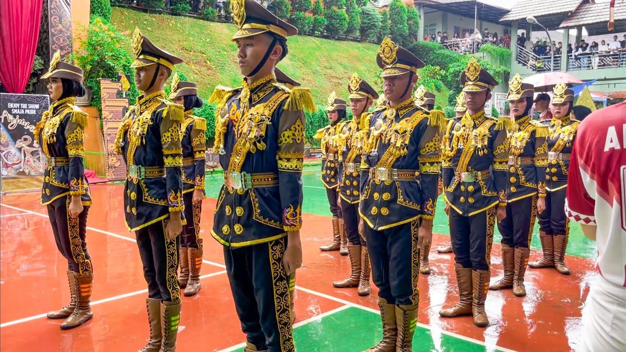 MERINDING! PASKIBRA SMAN 1 MAJALAYA KAB  BANDUNG AT LKBB AKRABIS V