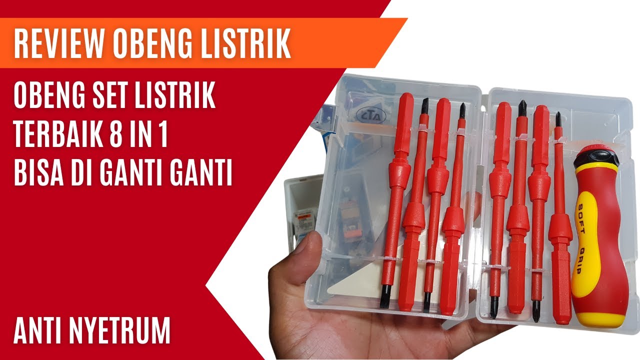 Obeng Listrik Terbaik Bisa di Ganti - ganti