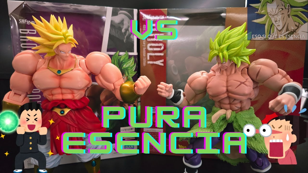 Esto es pura Esencia: Broly Z vs Broly Super | S.H.Figuarts------COMPARATIVA 