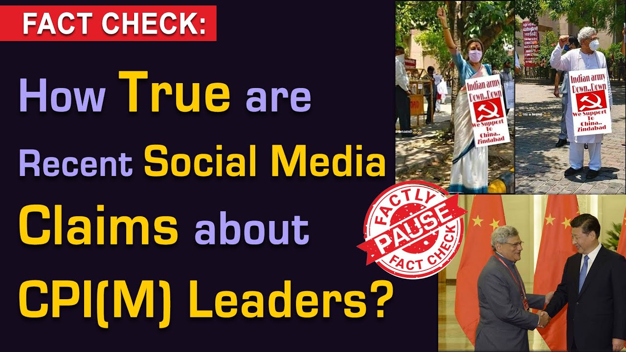 FACT CHECK: How True are Recent Social Media Claims about CPI(M) Leaders? || Factly