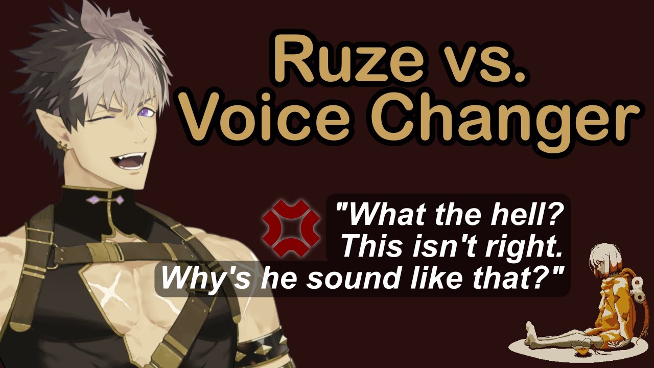 【Crimzon Ruze】 Ruze voice changer mishaps during Refind Self 【Holostars EN】