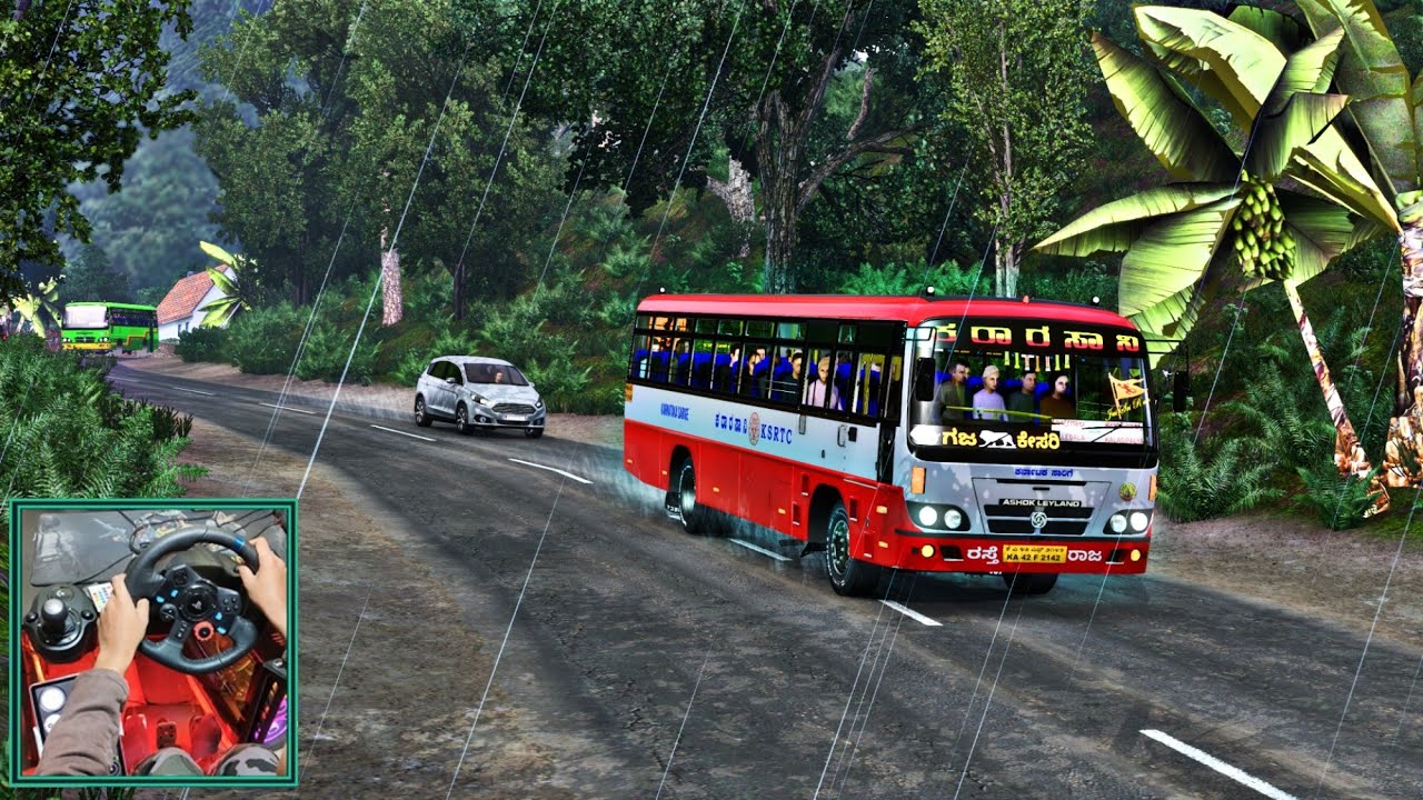 Karnataka KSRTC KMS built Bus Drivers struggles in Steep ascent | KSRTC BUs driving in Train