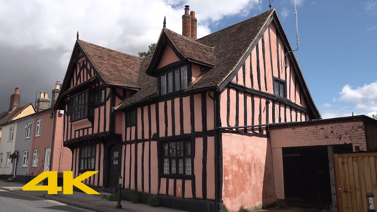 Sudbury, Suffolk Walk: Town Centre【4K】