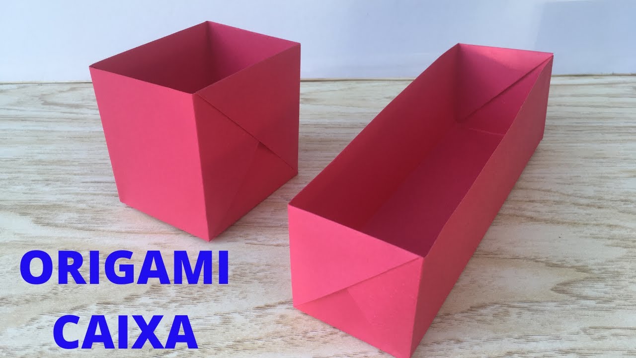 Origami Caixa #origami #caixa