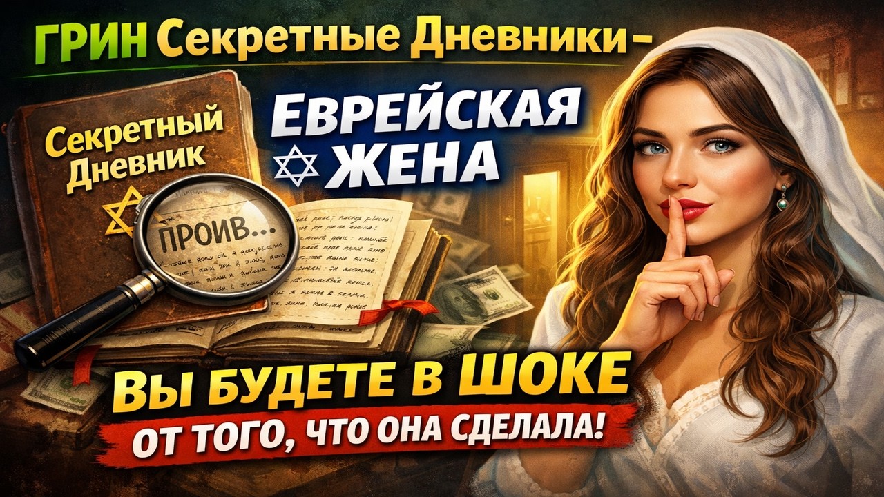 ГРИН Секретные Дневники  Еврейская Жена Вы Будете В Шоке От Того Что Она Сделала