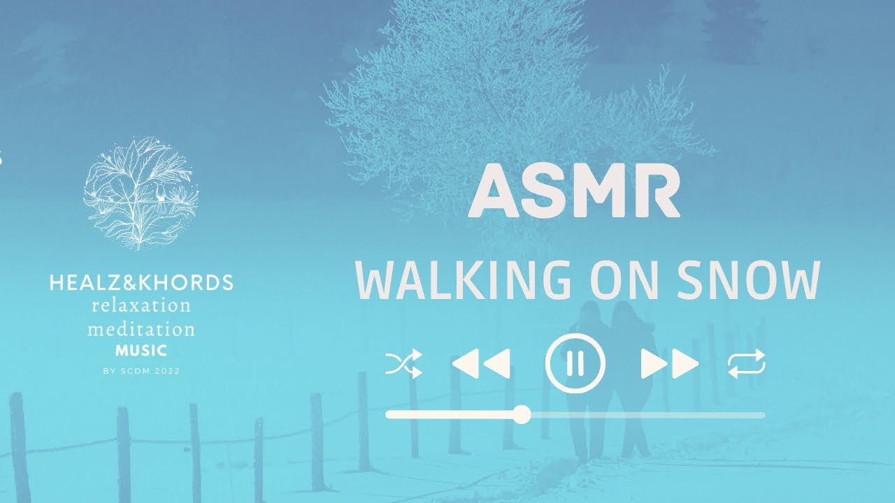 Walking On Snow ASMR No Talking 1 Hour | ASMR