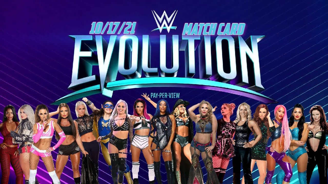 WWE 2K20 EVOLUTION MATCH CARD THIS SUNDAY ON MY CHANNEL !