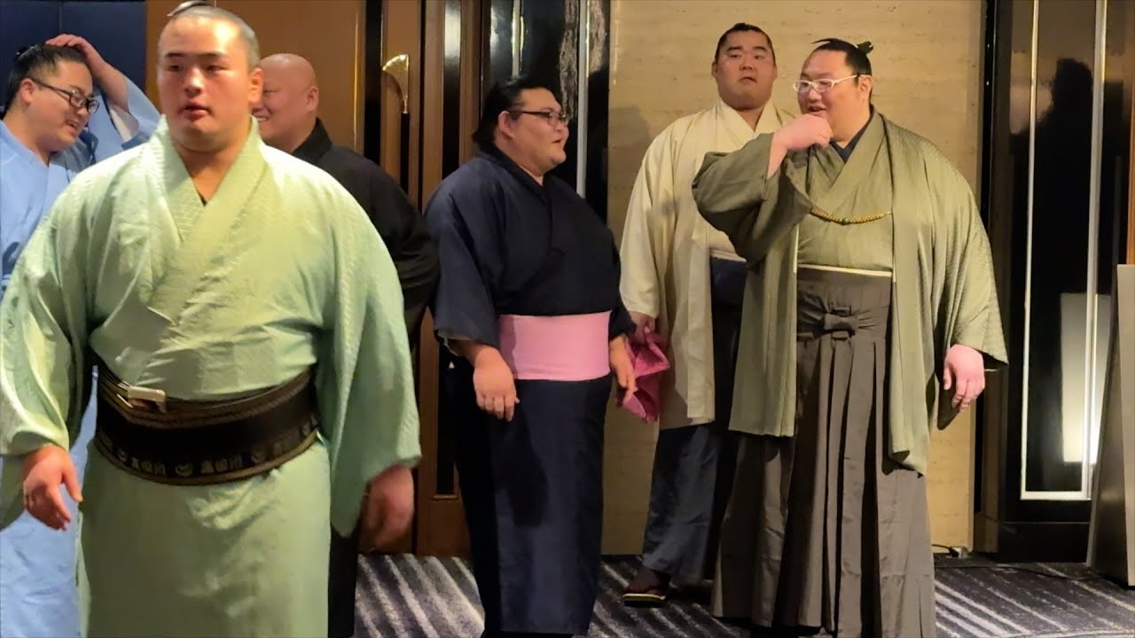 【大相撲】岡田を追って高田川部屋の千秋楽パーティーに参加しました。【大相撲力士男オカダを追え！】