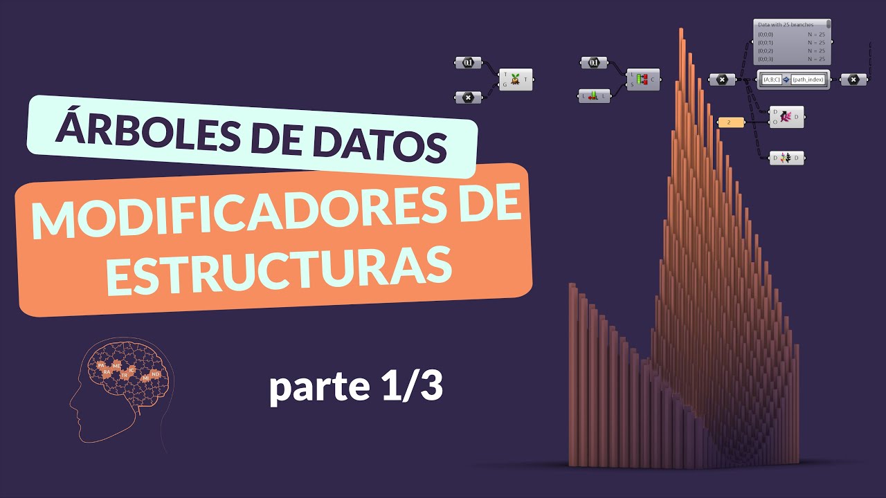 Grasshopper Tips | Árboles de Datos | #00 Partition List, Unflatten Tree, Shift Paths, Path Mapper