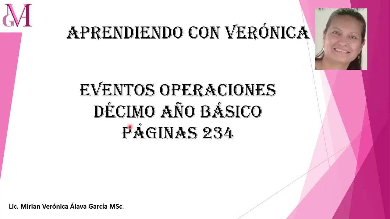EVENTOS, OPERACIONES, 10MO PÁG  234