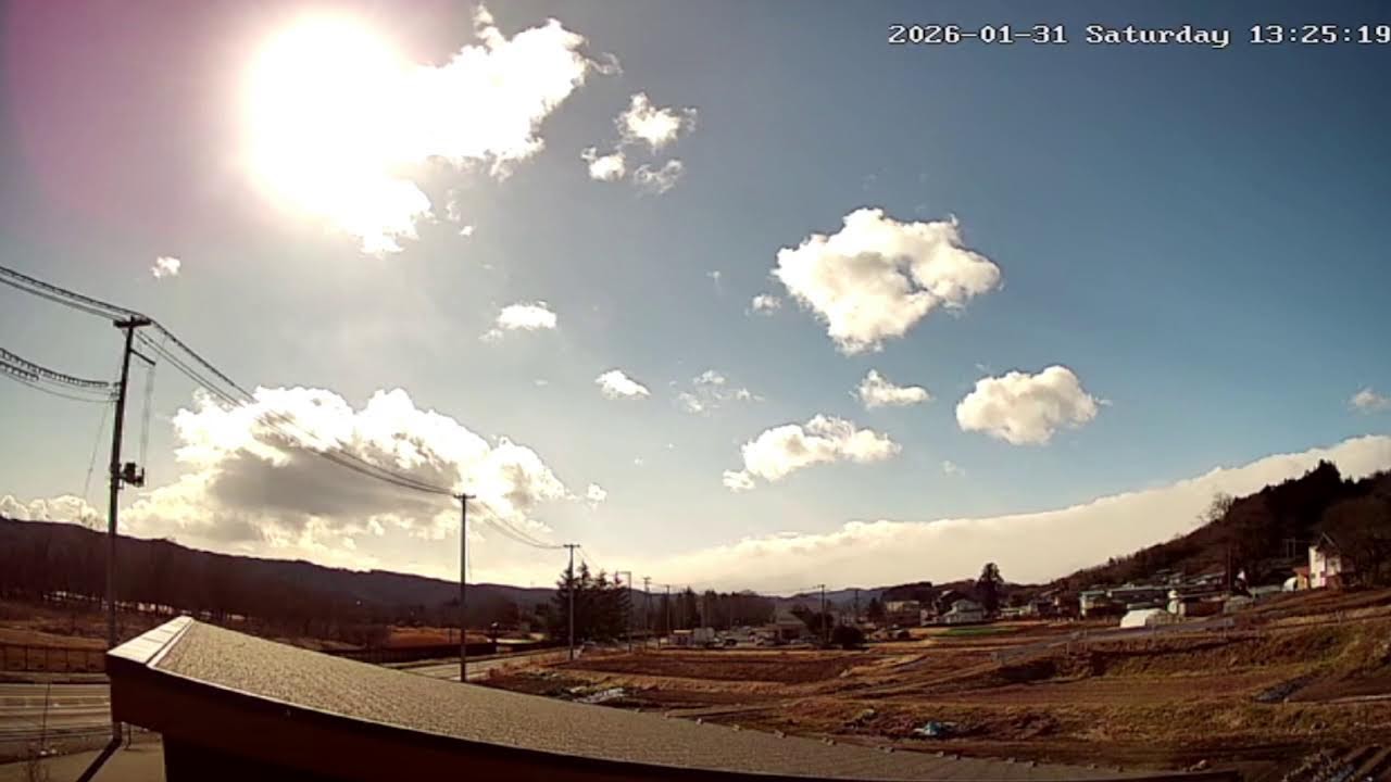 宮城県柴田郡川崎町小野湯田ライブカメラ Miyagi Shibata Live camera.world.cam