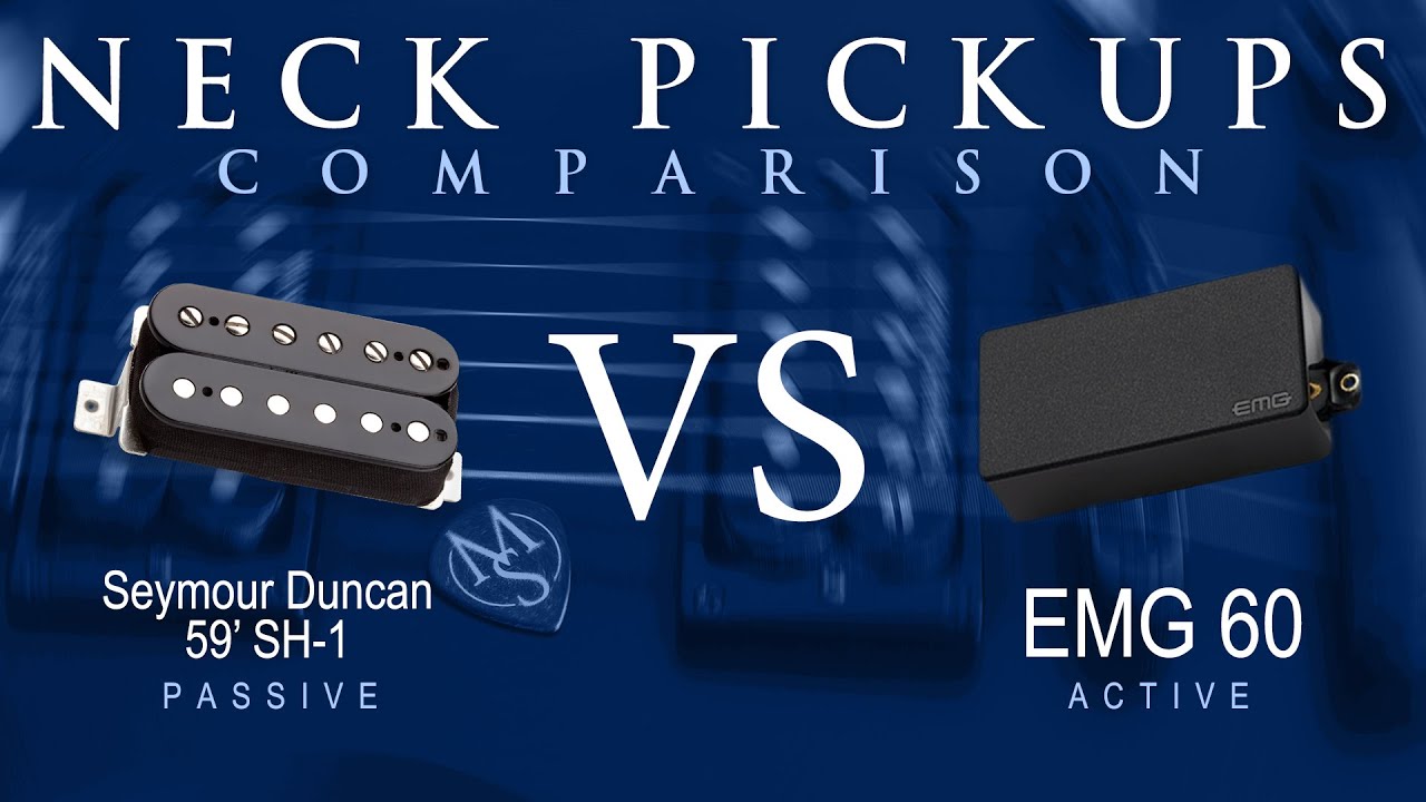 Seymour Duncan 59' SH-1 vs EMG 60 - Neck Pickup Guitar Tone Comparison Demo