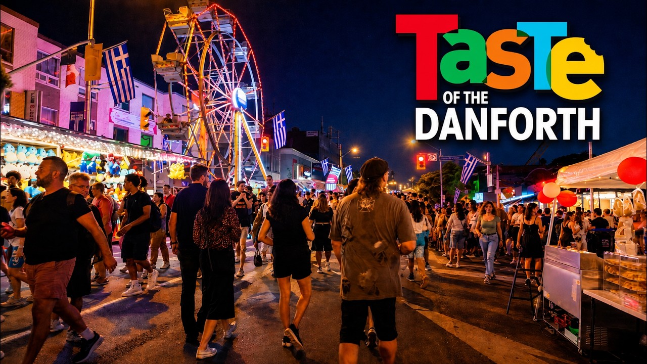Taste of the Danforth 2026 🇬🇷 Ночная прогулка