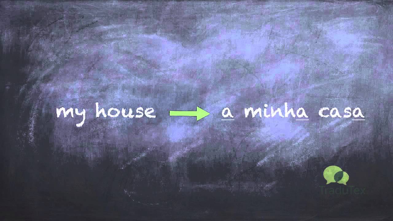 European Portuguese Lessons - Os possessivos (possessives) - 