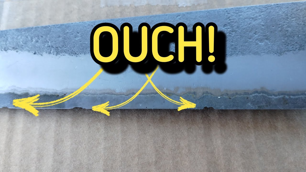 KNIFE REPAIR! Can this chipped Japanese RYKY by Burrfection be fixed? | Knives and Sharpening