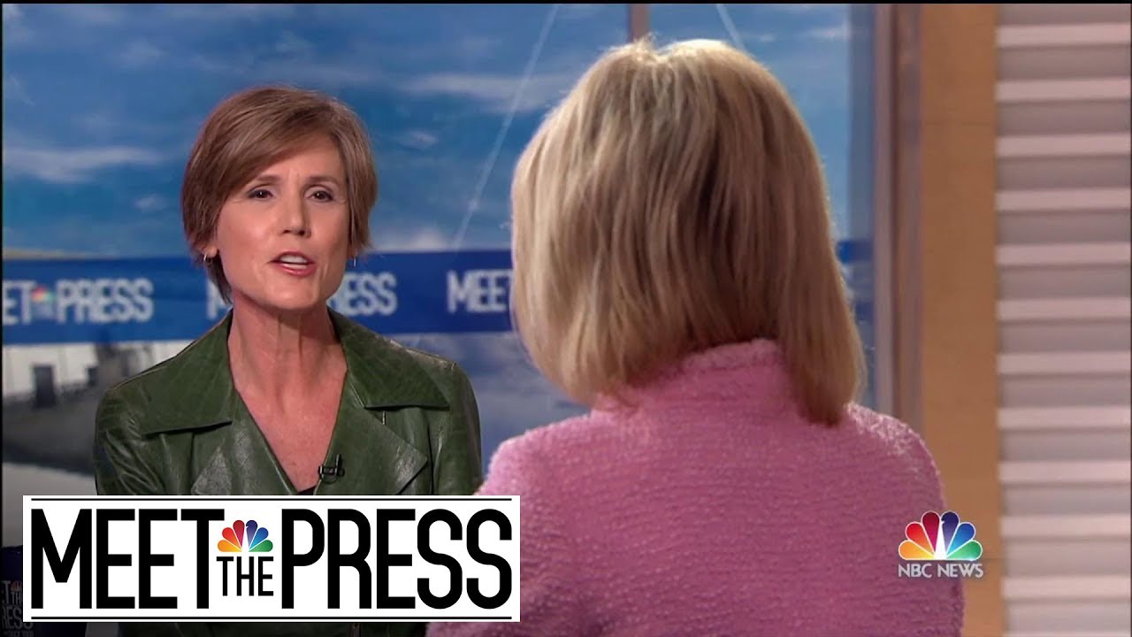 Full Sally Yates: 'Robert Mueller Paints A Devastating Portrait' | Meet The Press | NBC News