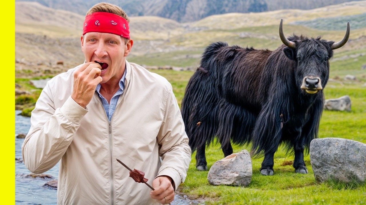 Cocina de monta&ntilde;a: asamos un yak entero con la tribu