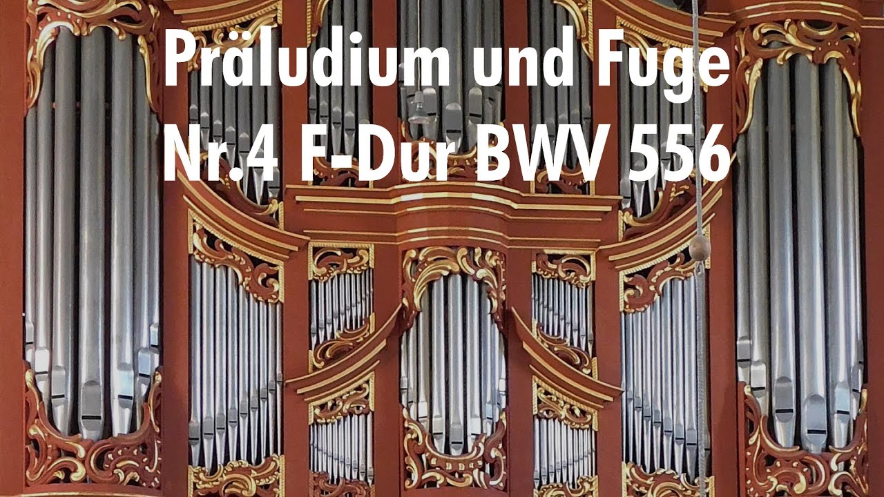 Acht kleine Präludien und Fugen Nr. 4 F-dur BWV 556 - Orgel St. Ansgari Hage - Volker Nies 2025