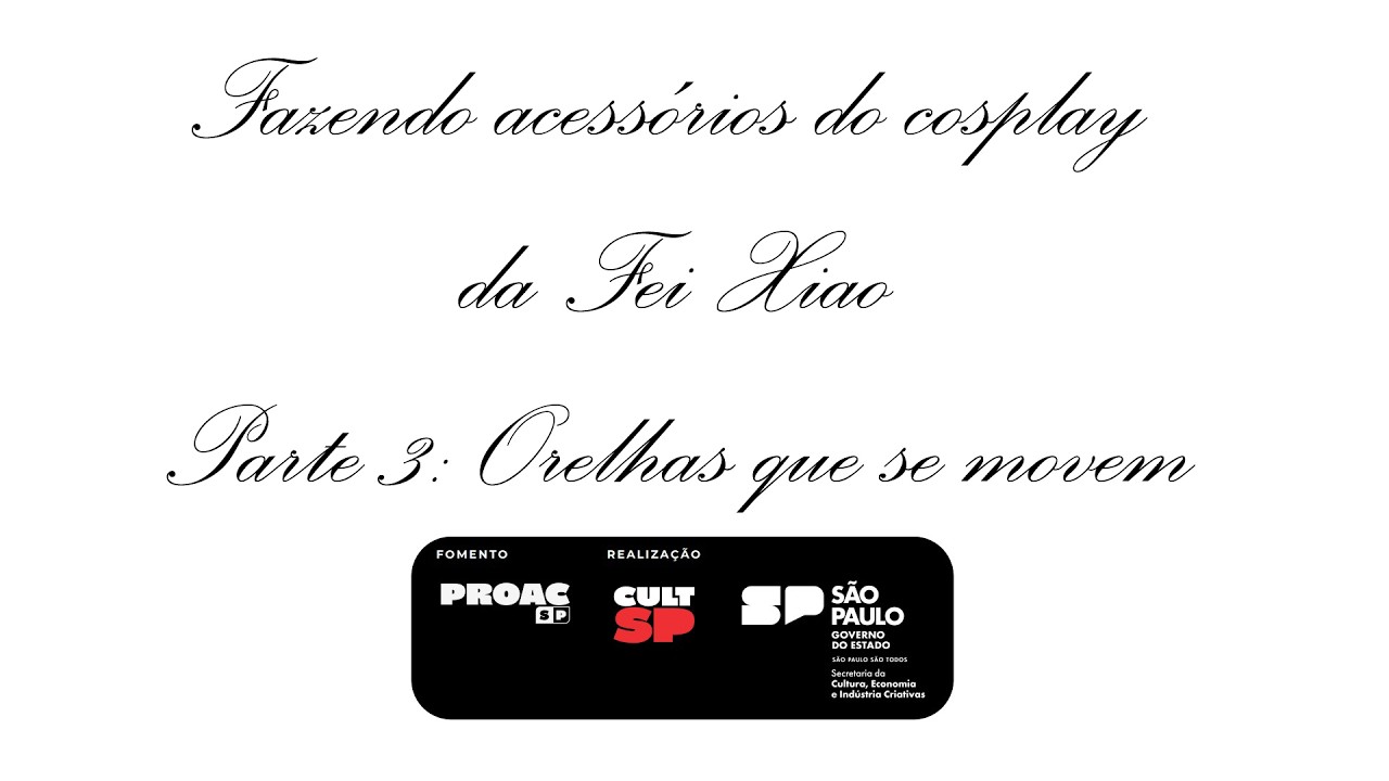Fazendo orelhas que se movem com o som - Fei Xiao HSR