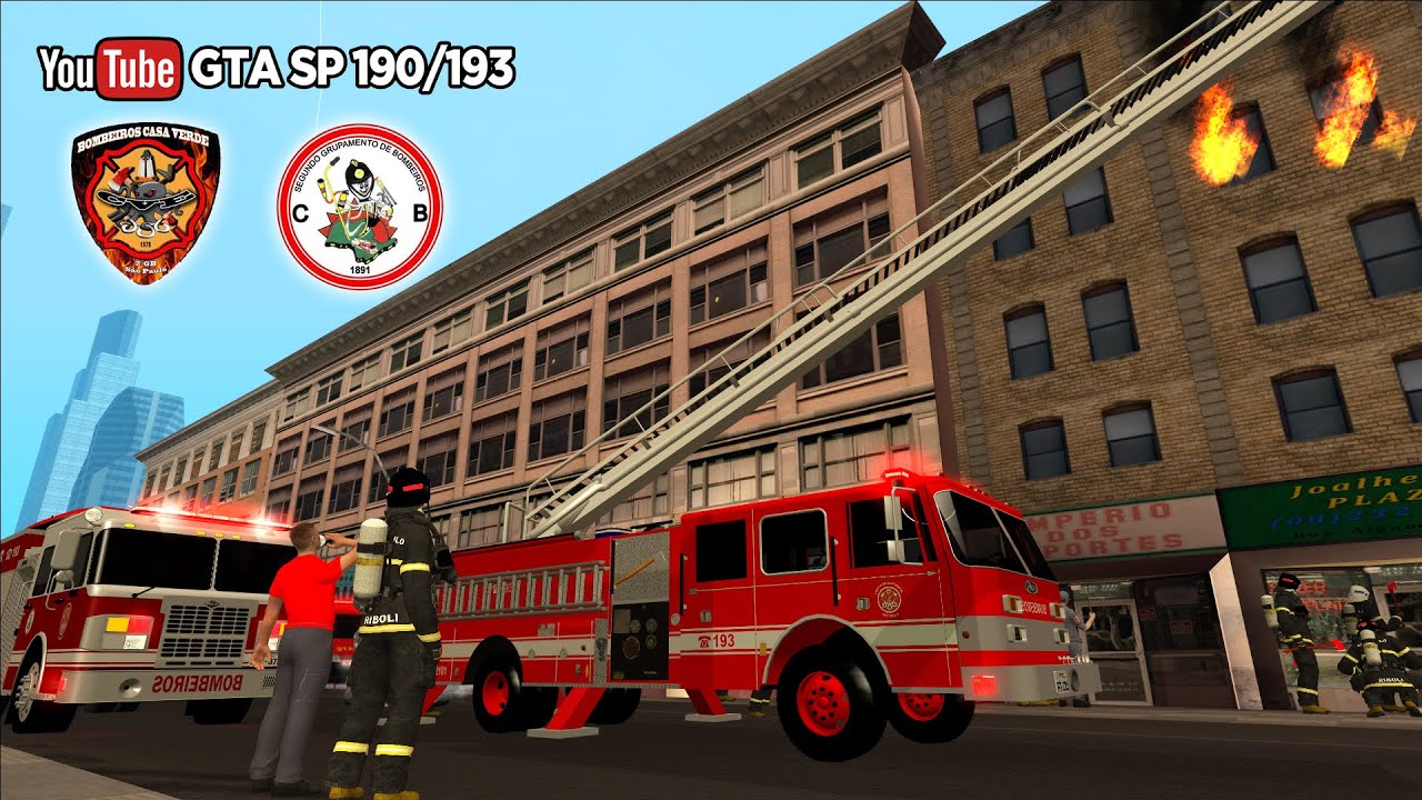 GTA SA - Bombeiros Casa Verde, Incêndio