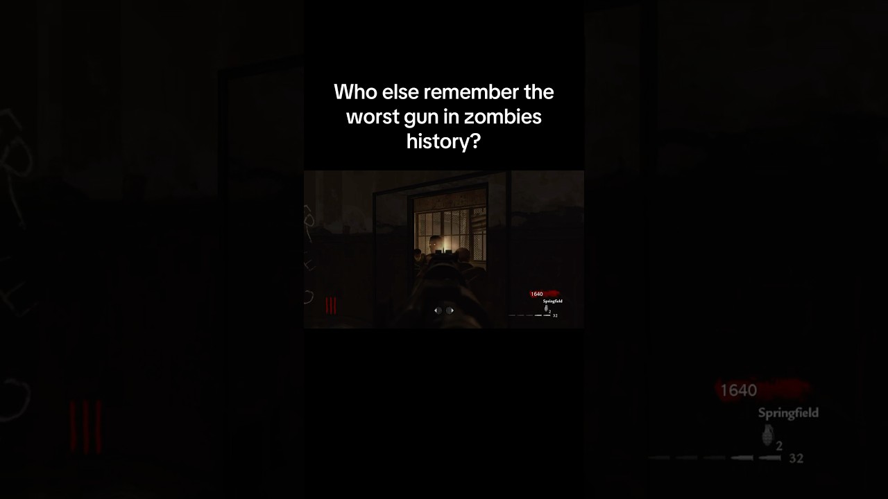 The WORST gun in all of zombies! 