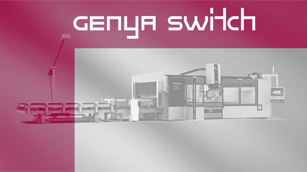 Breton Genya Switch, современный обрабатывающий центр для резки, сверления и оптимизации плит