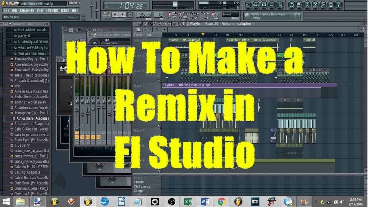 How To Make a Remix In FL Studio: Finding Stems, Figuring Out the Key, and Much More
