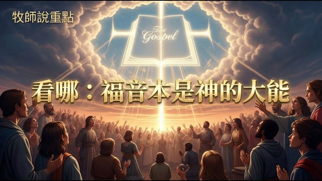 牧師說重點：看哪：福音本是神的大能