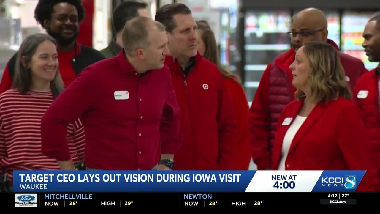 Target's new CEO returns to his Iowa roots with early visit to Waukee store