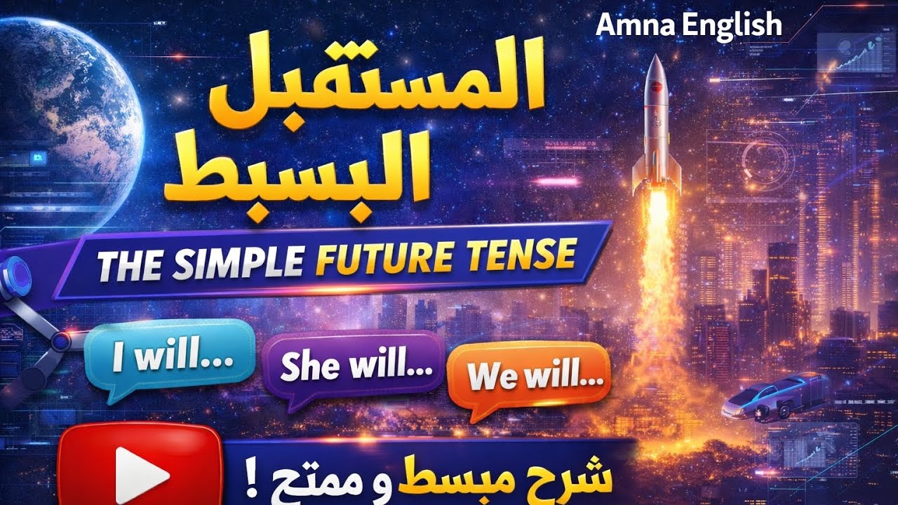 شرح المستقبل البسيط – Future simple 