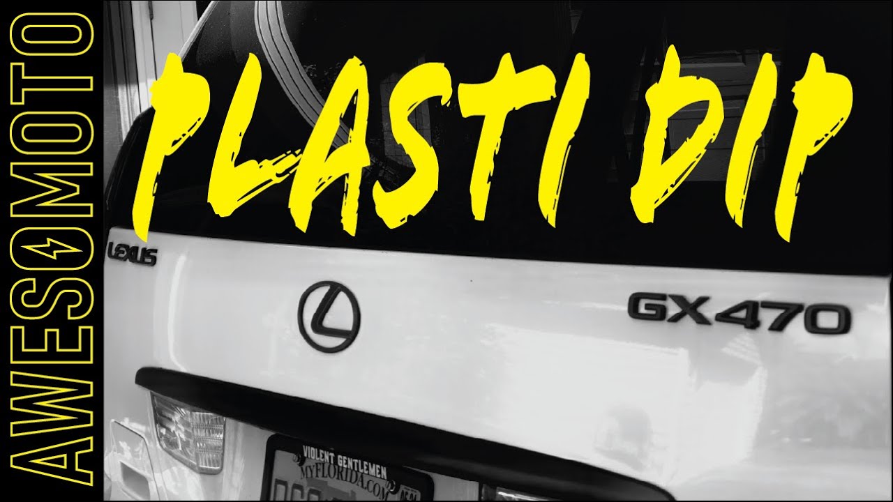 Vlog 17 - Lexus GX470 Plasti Dip Badges and Grill