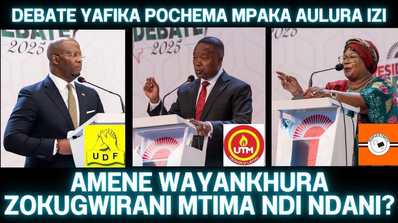 DEBATE YA JOYCE BANDA VS DALITSO KABAMBE VS ATUPERE MULUZI YAFIKA POCHEMA MPAKA AYAMBA KUULURA IZI