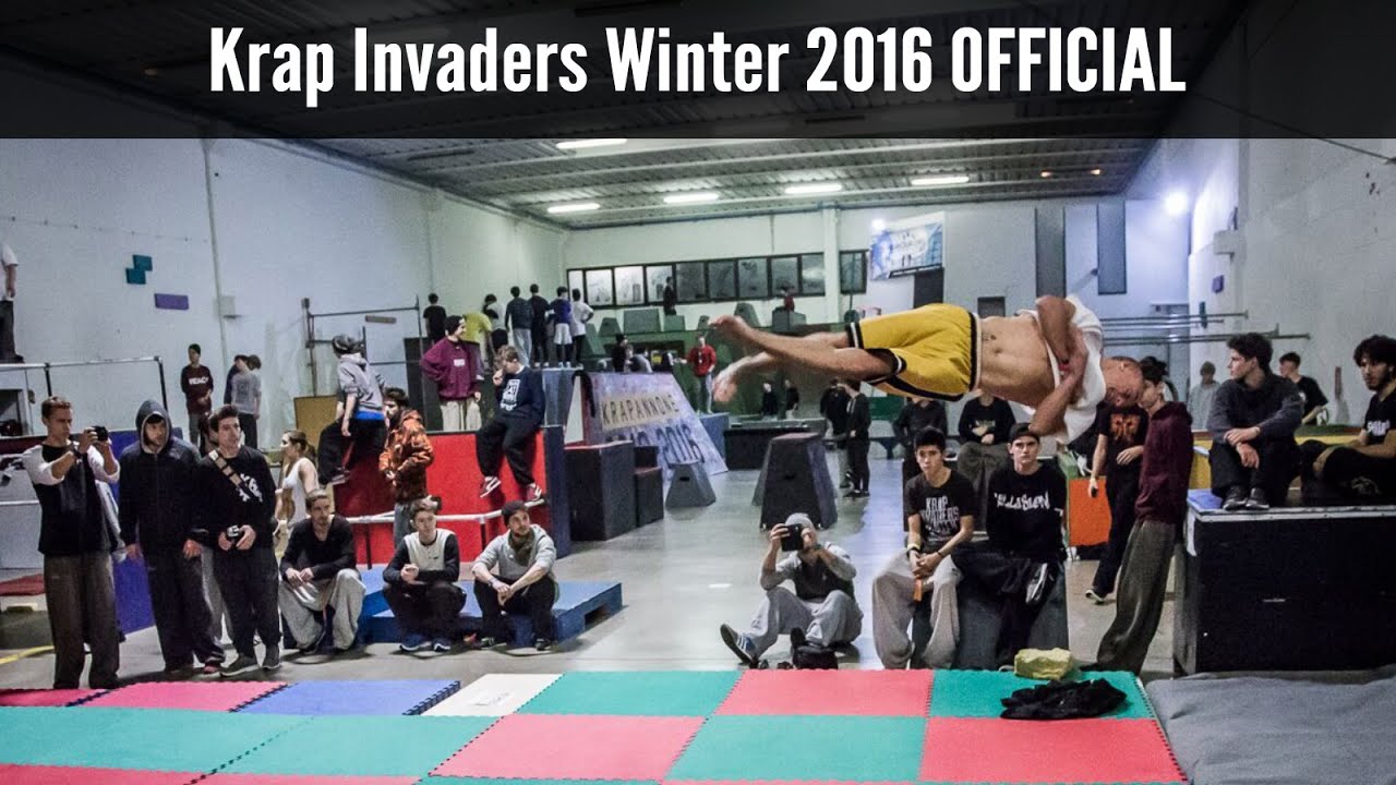Krap Invaders Winter 2016 - OFFICIAL Parkour - Freerunning Jam